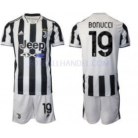 Barn Fotballdrakter Juventus Leonardo Bonucci 19 Hjemme 2021-22 Kortermet